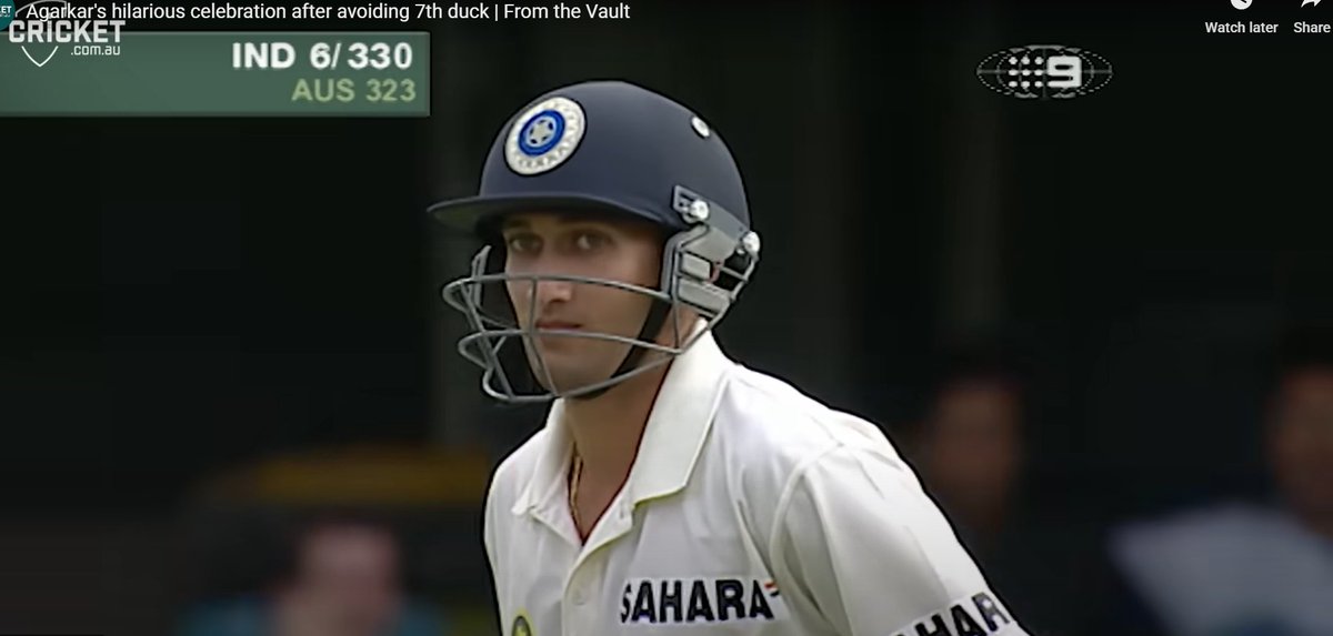 DevaaJain's tweet photo. #ViratKohli celebrating his 1st run today after back to back duck reminded me of chief selector #ajitagarkar 

#ODICricket 
#INDvsAUS 
#ViratKohli𓃵 
#RohitSharma https://t.co/ljZJw1lGMp