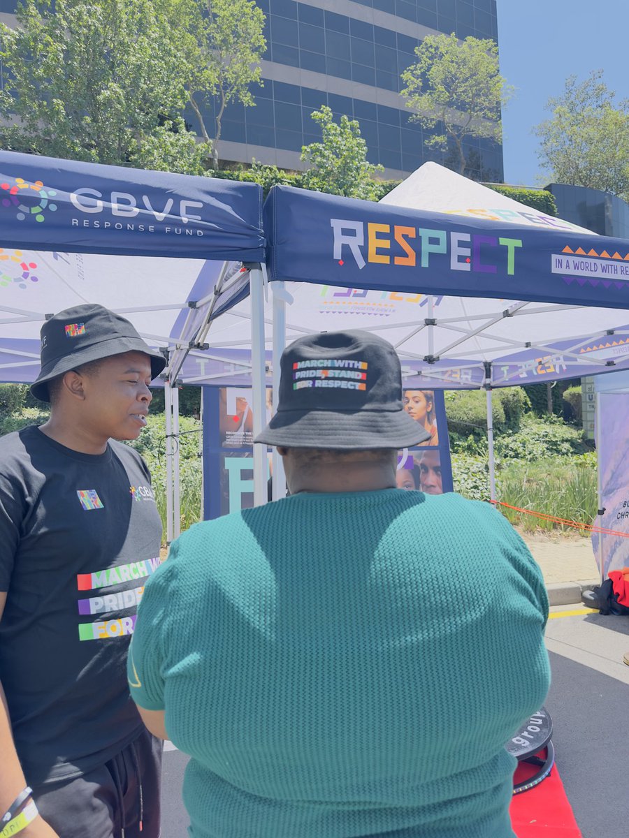 GBVF_Fund's tweet photo. If you are not at Pride, where are you? Join us today as we March with Pride.
#PreventGBVF #JhbPride #RESPECT https://t.co/tIuAA11pN3