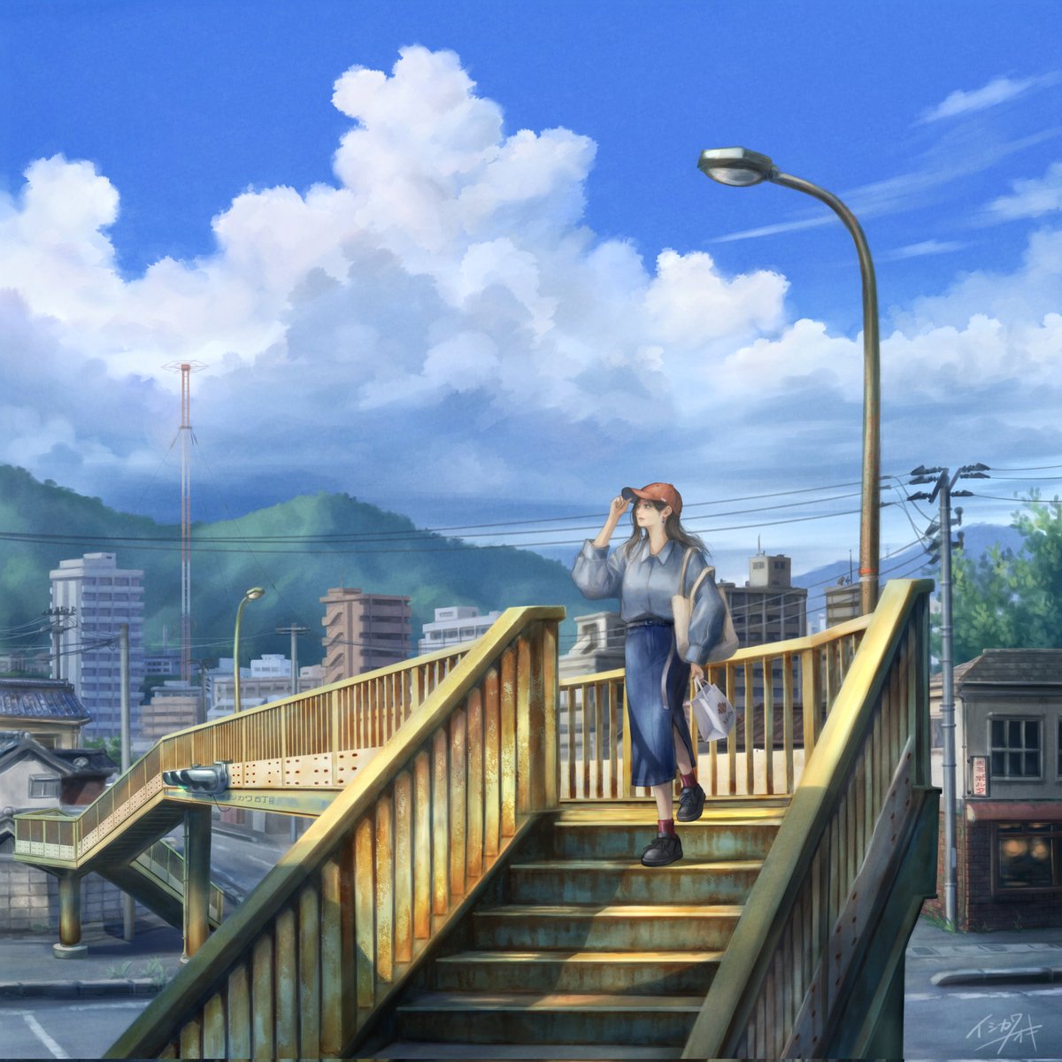 「空模様」2024.09

#イラスト #風景