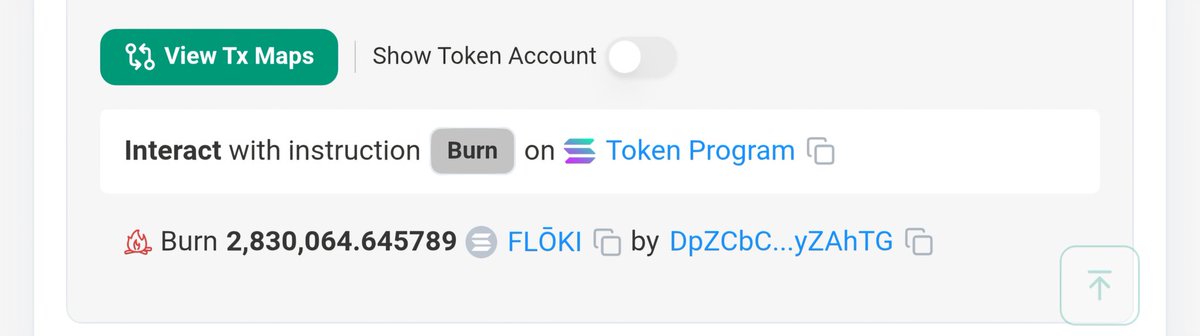 FLOKIMEMECEO's tweet image. Something burned 🔥 forever
2.8m tokens out of circulation 
💎 hands will be rewarded
FLOKI CEO 🐶🐾 knows what he’s doing 🤑💸😎
@pumpdotfun