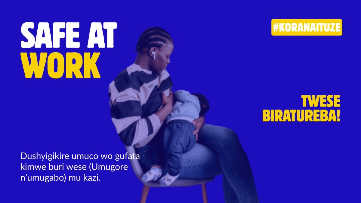 KarangwaChri's tweet image. She’s not “just balancing work and motherhood” — she’s redefining what equality at work looks like. 

Every parent deserves safety, respect, and support.

#KoranAituze #SafeAtWork #RwOT #GenderEquality