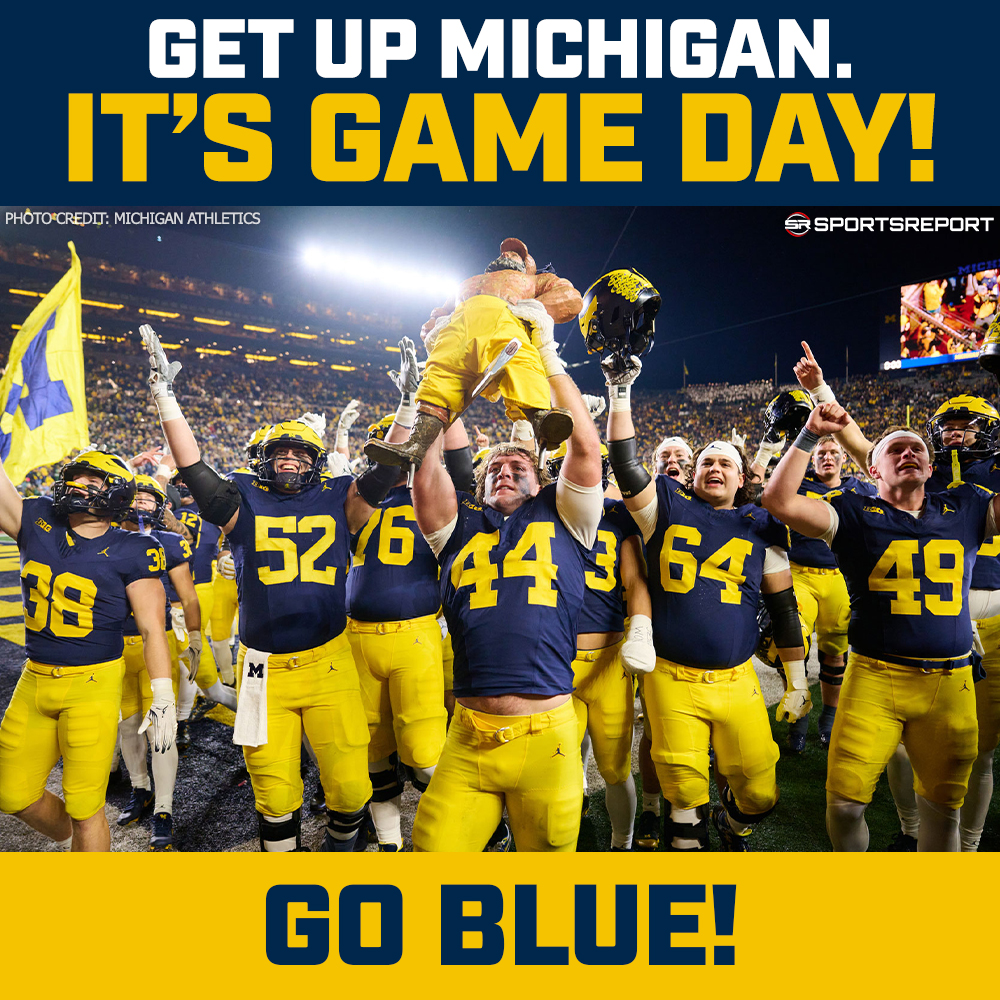 IT'S GAME DAY!!! GO BLUE!!