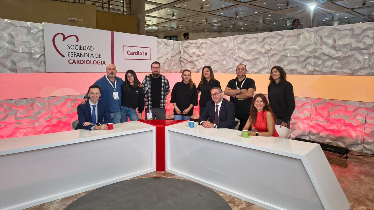 Muy grandes como siempre el equipo de #CardioTV <a href="/secardiologia/">Soc Esp Cardiología</a> #SEC25 #SquareOneMedia <a href="/victorobledo/">Víctor Robledo</a> <a href="/JuradoRomanAl/">Alfonso Jurado-Román</a> <a href="/miriamsandin/">Miriam Sandín</a> gracias por hacerlo tan fácil. Nos vemos en Sevilla #SEC26