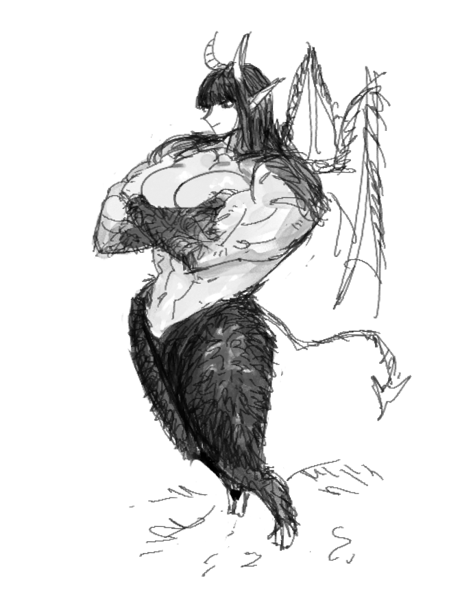 guys, anybody remember a manga that have a panel of a demon girl exactly like this, i think i retweet it SOO LONG ago i can't recall or slide down anymore