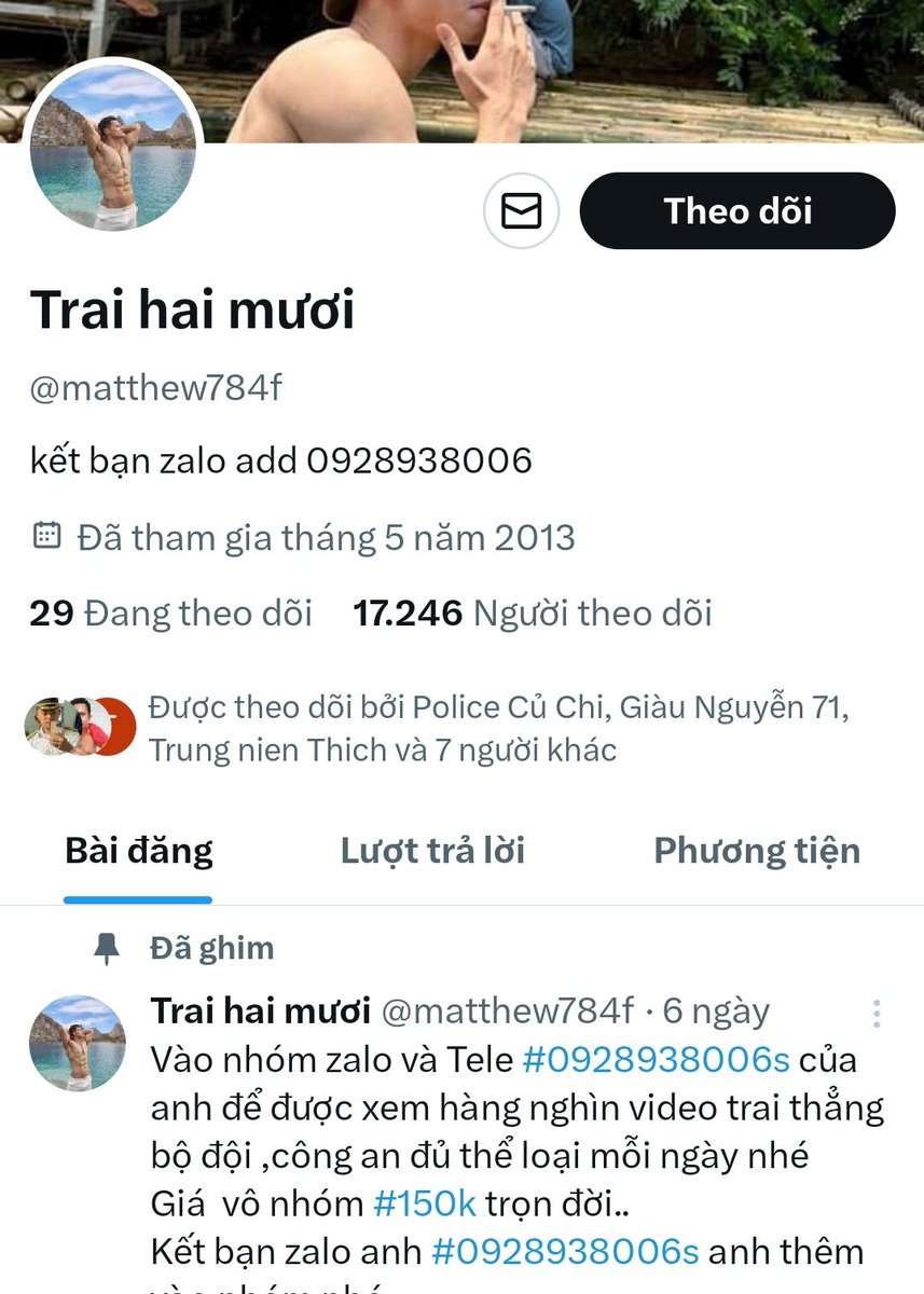tr57595538's tweet photo. @MinhQuantrapboy @matthew784f
#0928938006s
 =-=
Bên này scam đào lửa nhé ae , ck xong im ru ae lưu ý sdt này và stk BIDV #1170019802 Lê Văn Tài mọi người nhé  . Cả số điện thoại zl : 0928938006 này lừa đảo lun nhé mng !!! Chung tay report các trang có sdt này nhé https://t.co/DCD9MUYd8y