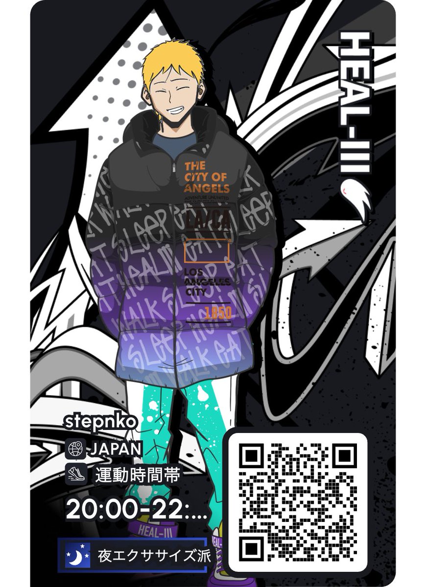 stepn75's tweet image. 今日も元気にすてっぷん🏃♂️
レベルアップしてフレンド枠増えました。
良かったらフレンド登録お願いします🙇♂️
STEPN Activation Code👉69907373
HEAL3招待コード👉XRk6t1m157301
#stepnactivationcode
#STEPN
#STEPNGO
#HEAL3