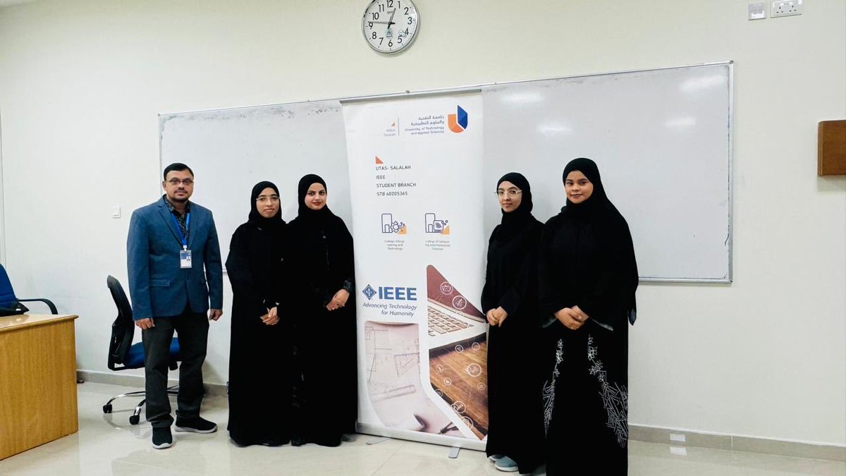 IEEEOman's tweet photo. 🚀 The IEEE Xtreme Programming Competition is now live at UTAS–Salalah!

Two talented teams are currently coding their way through this global 24-hour challenge. 💻🔥

#IEEEXtreme #IEEEOman #UTASSalalah #CodingCompetition https://t.co/gFmTDmyJMd