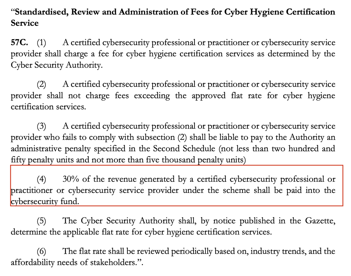 kwesi_dadson's tweet image. Honourable, I read that a cybersecurity practitioner is expected to have accreditation from the CSA. It doesn't look too harmful till you read the vague and incomplete definition of a cybersecurity practitioner Section 48.

If I run an internet cafe and install antiviruses for…