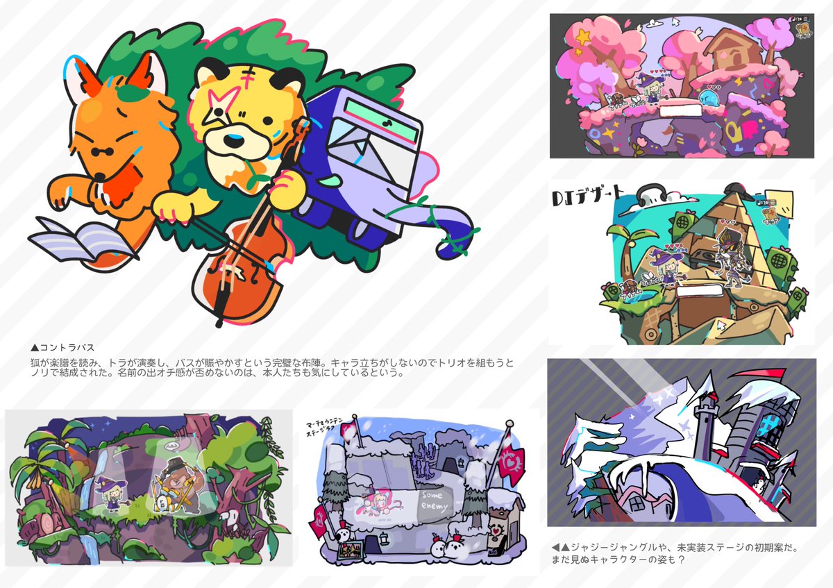 beatspeller's tweet image. 芸祭2日目も無事終了いたしました！
本日も展示していた設定資料集の続きを公開します✨
グッズの売り上げも順調に増えていてとても良い感じ…！

#スーパー開発デー　#ゲーム制作