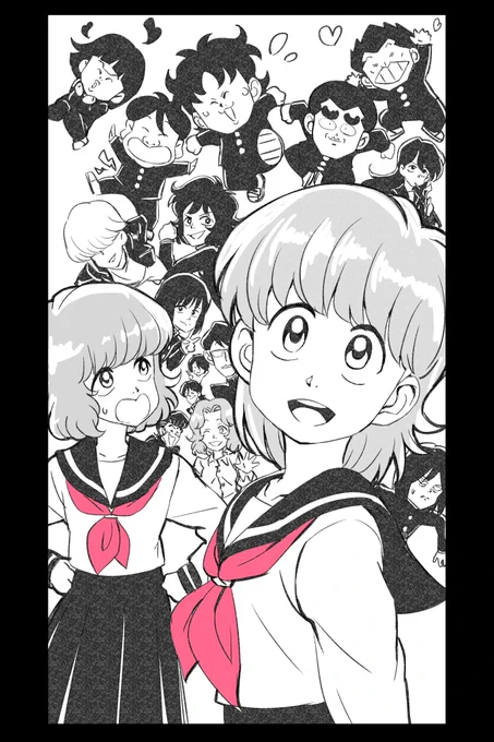 小学生のころからずっと描いてたのに何時ぶりに描くだろうか・・・奇面組描くの楽しすぎる～。今日全然仕事しなかったなw(;^ω^) 