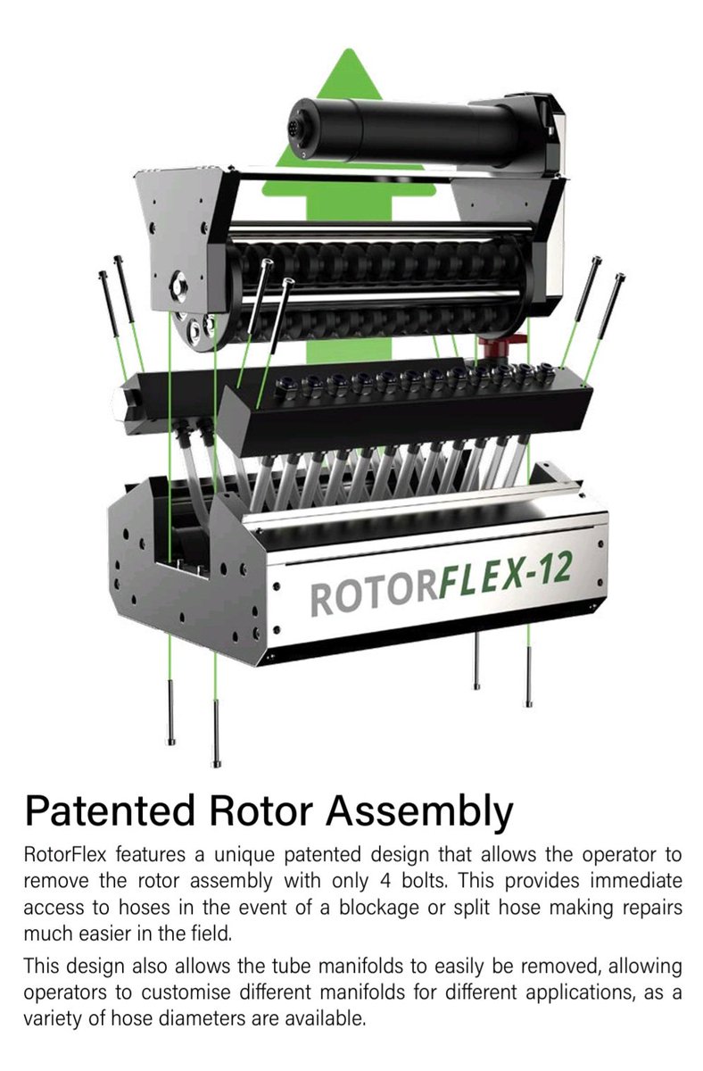 REGENOVATION_'s tweet image. Available in 3 different sizes to suit a range of seeders and planters there is a Rotorflex for everyone. A very simple way of pumping unfiltered liquids removing complexity and maximising uptime in the field.  For more information visit us at Agritechnica in Hall3B19