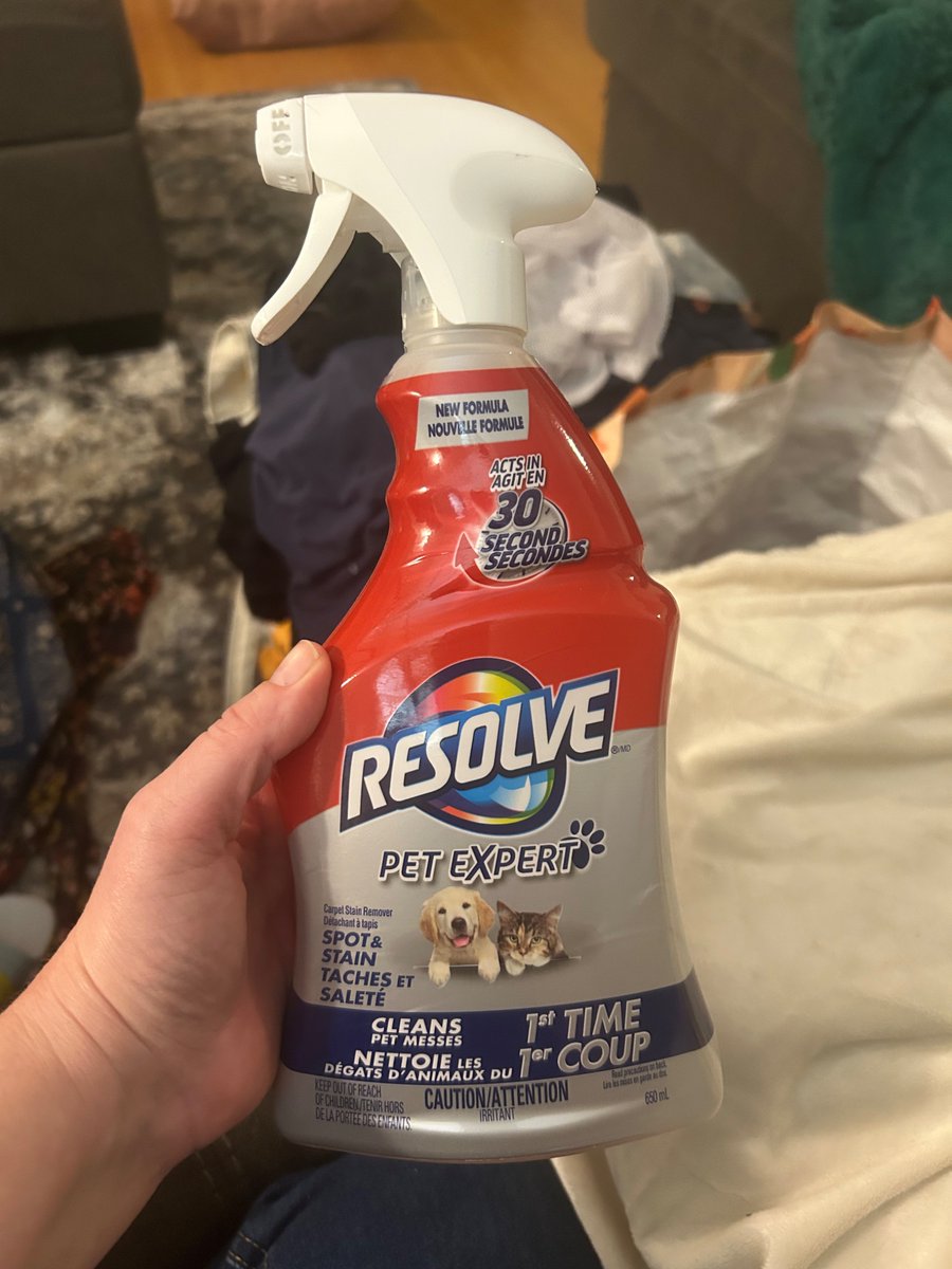 I, am an idiot 🤦🏻‍♀️ I just sprayed this on my CLOTHES without realizing 😑

I figured the only real hope I had was to just get them in the wash ASAP, so here goes nothing

[Reason number 42 why I need in-suite laundry facilities and permanent gd housing]