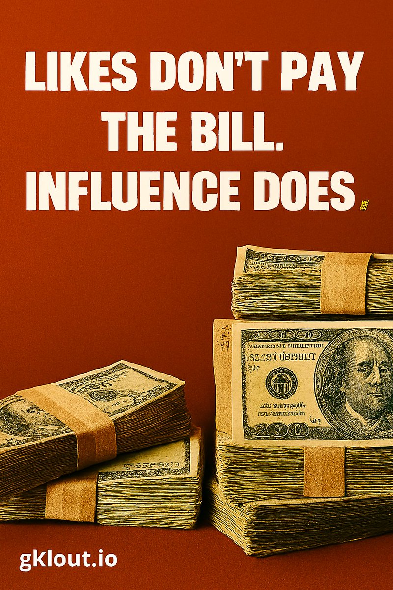 Daveof_web3's tweet image. Likes don’t pay the bills. Influence does. 💼  
@kloutgg turns your social energy into real value.  
Predict trends. Own hashtags. Earn attention.  
Stop chasing clout. Start trading it.