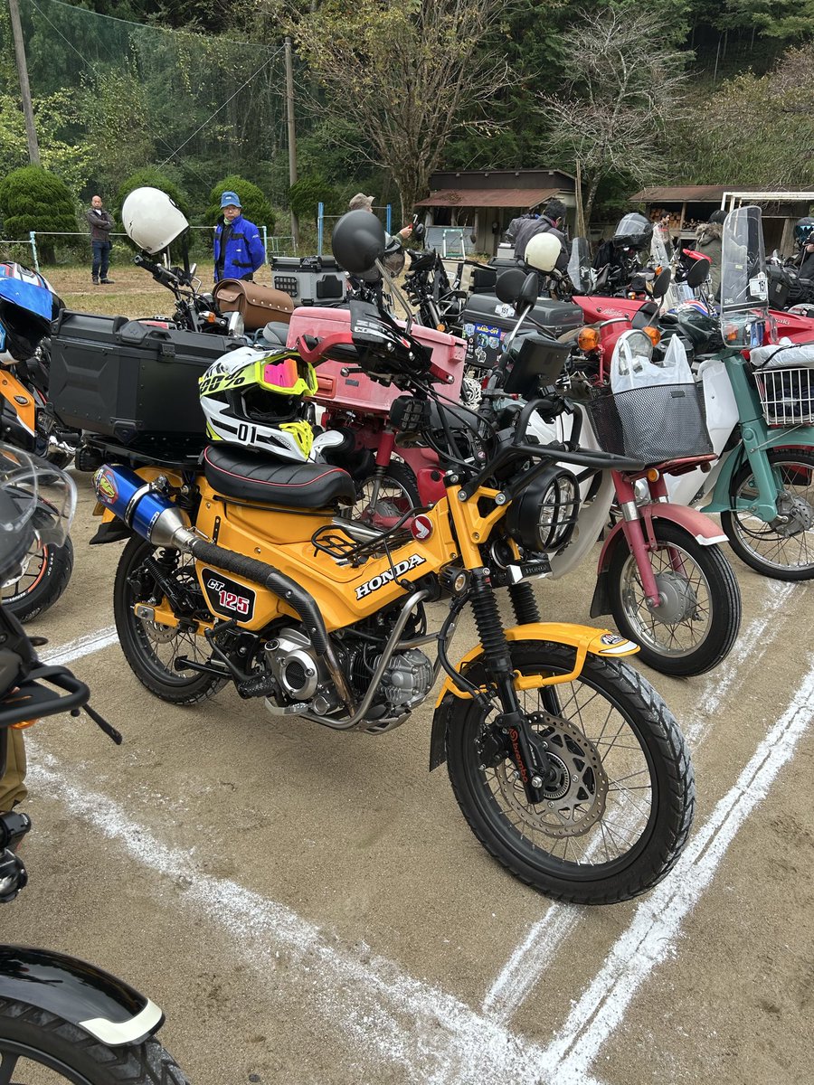 mw5ewSu4lDWKUt4's tweet image. ヤママルトミーティングに行って来ました😁

＃ヤママルトミーティング
＃ハンターカブ
#CT125
#カブ主
＃ツーリング