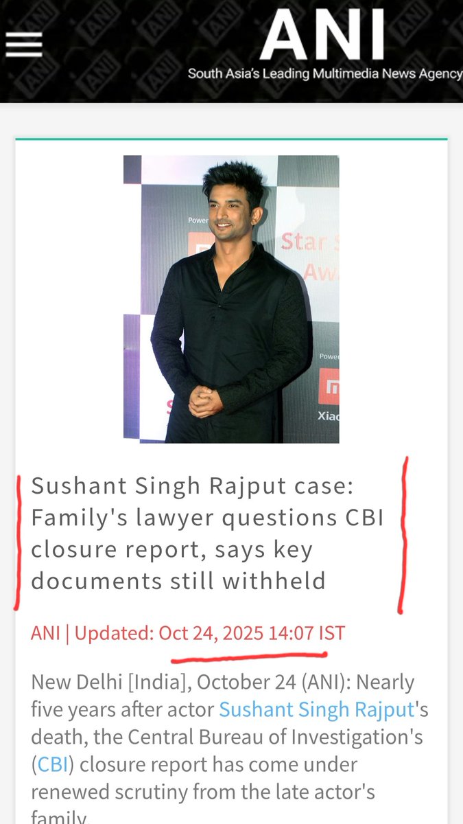 <a href="/narendramodi/">Narendra Modi</a> Why was there an attempt to build a false narrative about <a href="/CBIHeadquarters/">Central Bureau of Investigation (India)</a>  <a href="/narendramodi/">Narendra Modi</a> ji in 2023👇? The reality in 2025👇.Why #JusticeForSushantSinghRajput is being delayed/denied. WHY sir?The more the delay the more the rot&amp;people creating/administering the rot gets exposed.