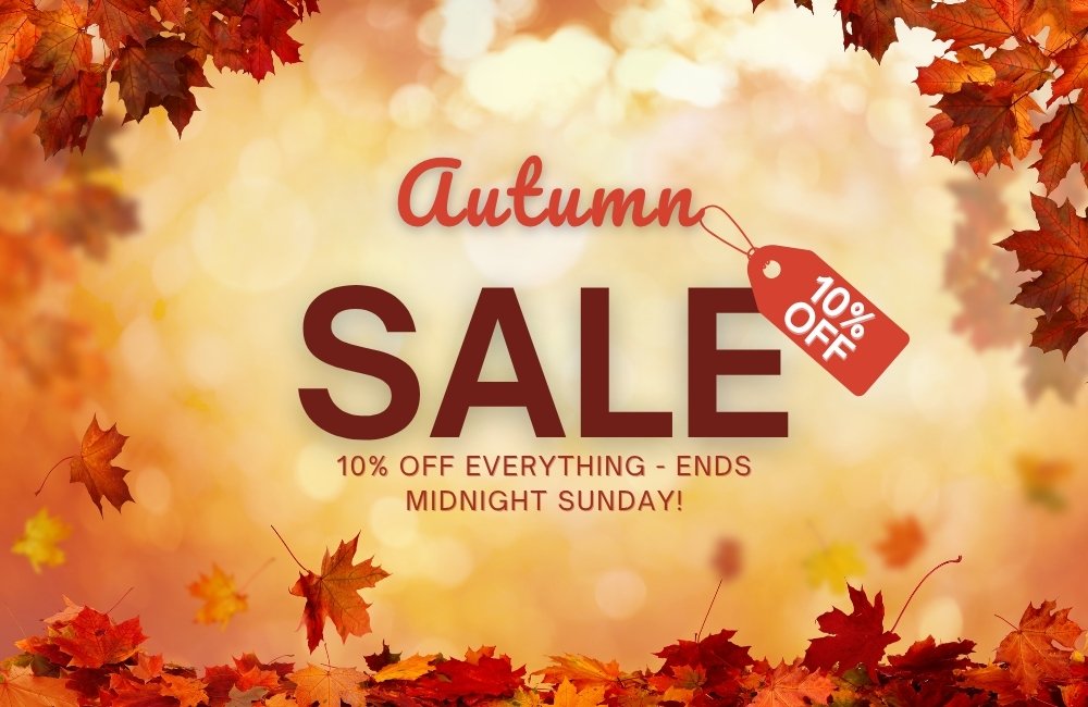 GardenSkill Autumn Sale! 10% off everything on the website currently with code AUTUMN10 at checkout. Garden kit, pet products, Christmas gifts &amp; more! Ends midnight Sunday. Click below for the range:
gardenskill.com