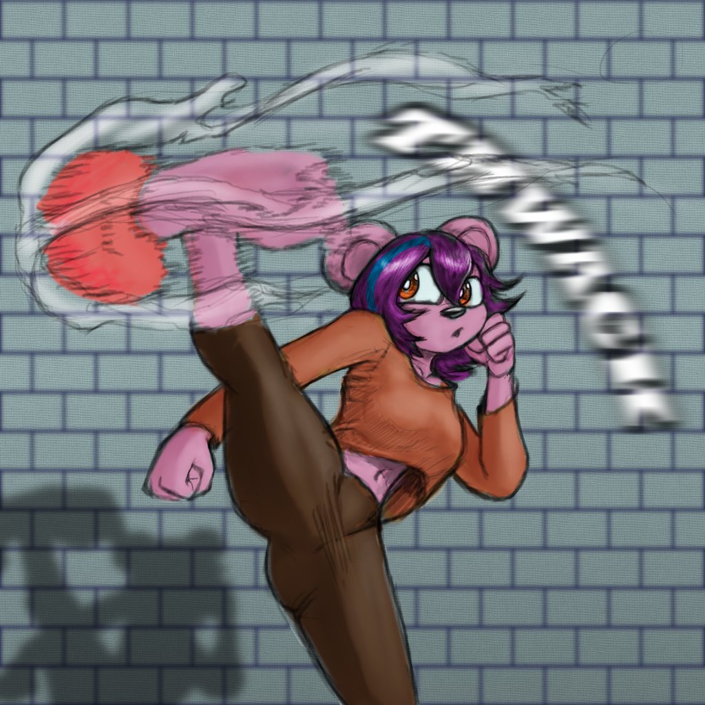 dayforsay's tweet photo. did a study using a pose reference from a piece by Jinwu as a base for some comic effects practice. https://t.co/qxduqeKe6X