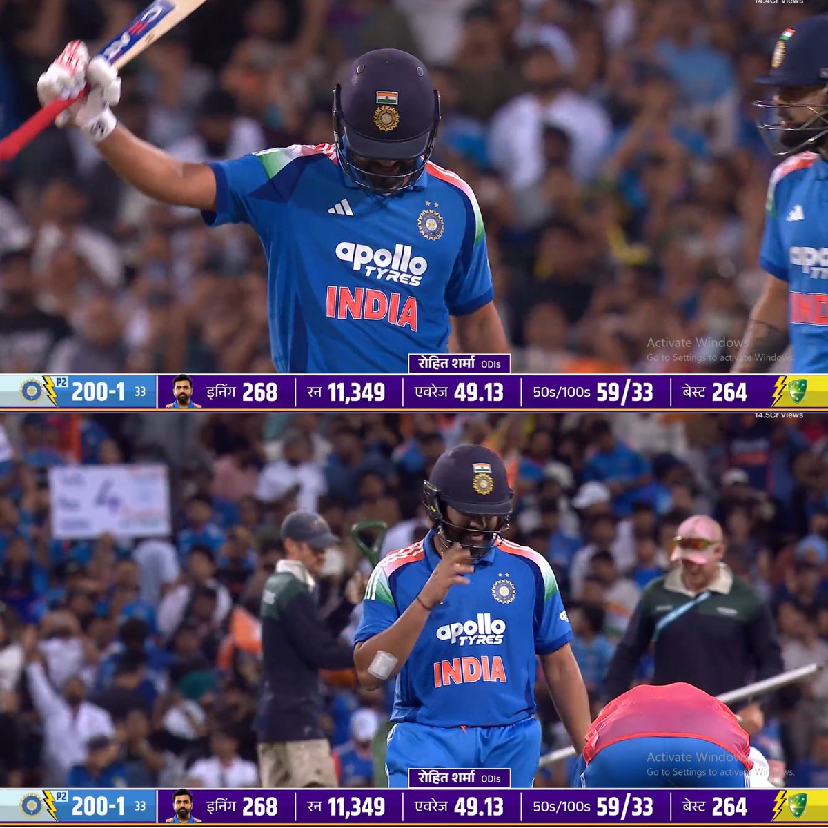 If Rohit Sharma doesn't play World Cup 2027, then it's our loss. He's still the best.