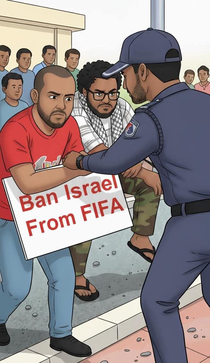 ablathyf's tweet image. BAN ISRAEL FROM FIFA
#Gaza_Genocide 
#FreePalestine 🇵🇸🇲🇻
@governmentmv @presidencymv @MMuizzu