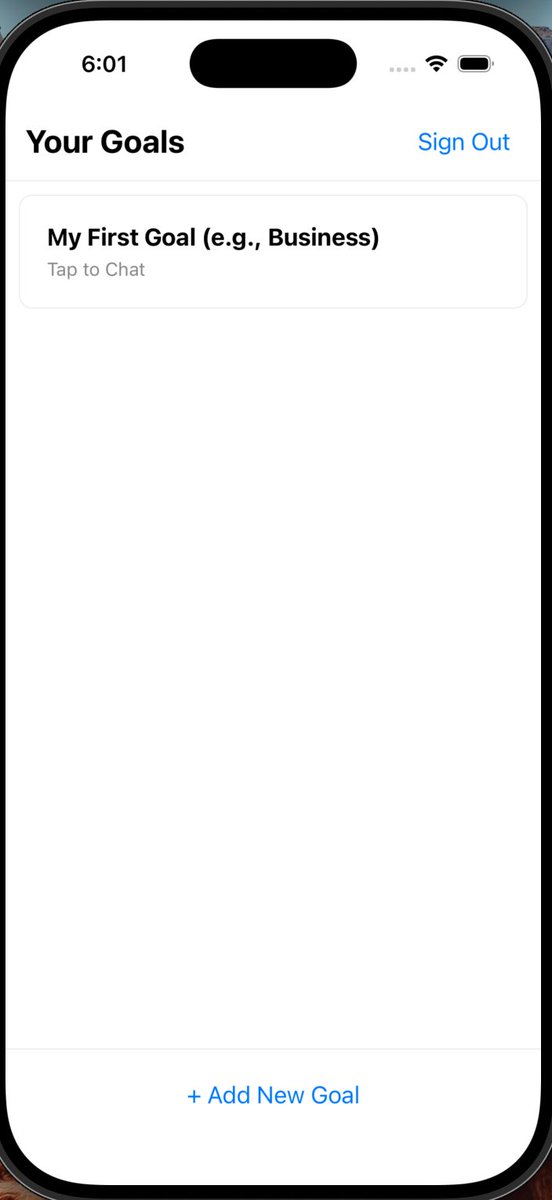 sabihmankani's tweet image. Day 5
Fixed a layout bug 🐛 in the Tough Coach app!
The header on the Goals screen was overlapping the status bar. Wrapped it in SafeAreaView and now it respects the notch/dynamic island. ✅
Small UI wins keep the momentum going.
#buildinpublic #reactnative #expo