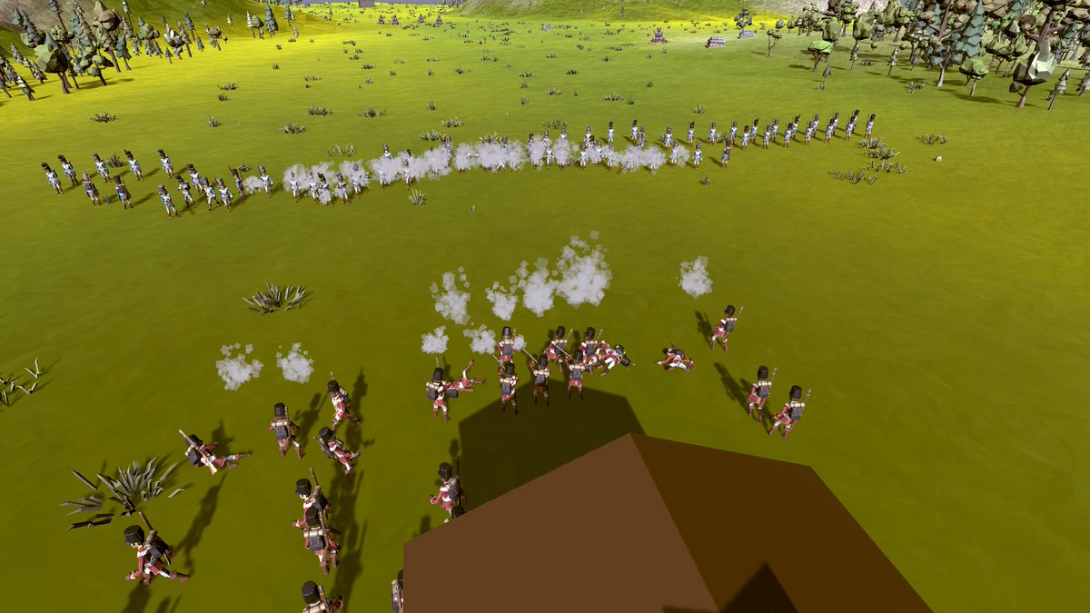UnwantedWar's tweet image. The redcoats stood no chance! #screenshotsaturday Links in bio. #theunwantedwar #unity3d #indiedev #rts #gamedev