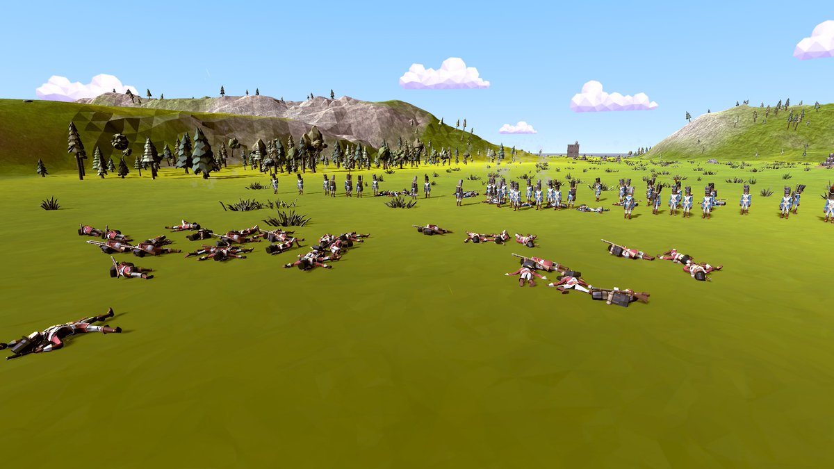 UnwantedWar's tweet image. The redcoats stood no chance! #screenshotsaturday Links in bio. #theunwantedwar #unity3d #indiedev #rts #gamedev