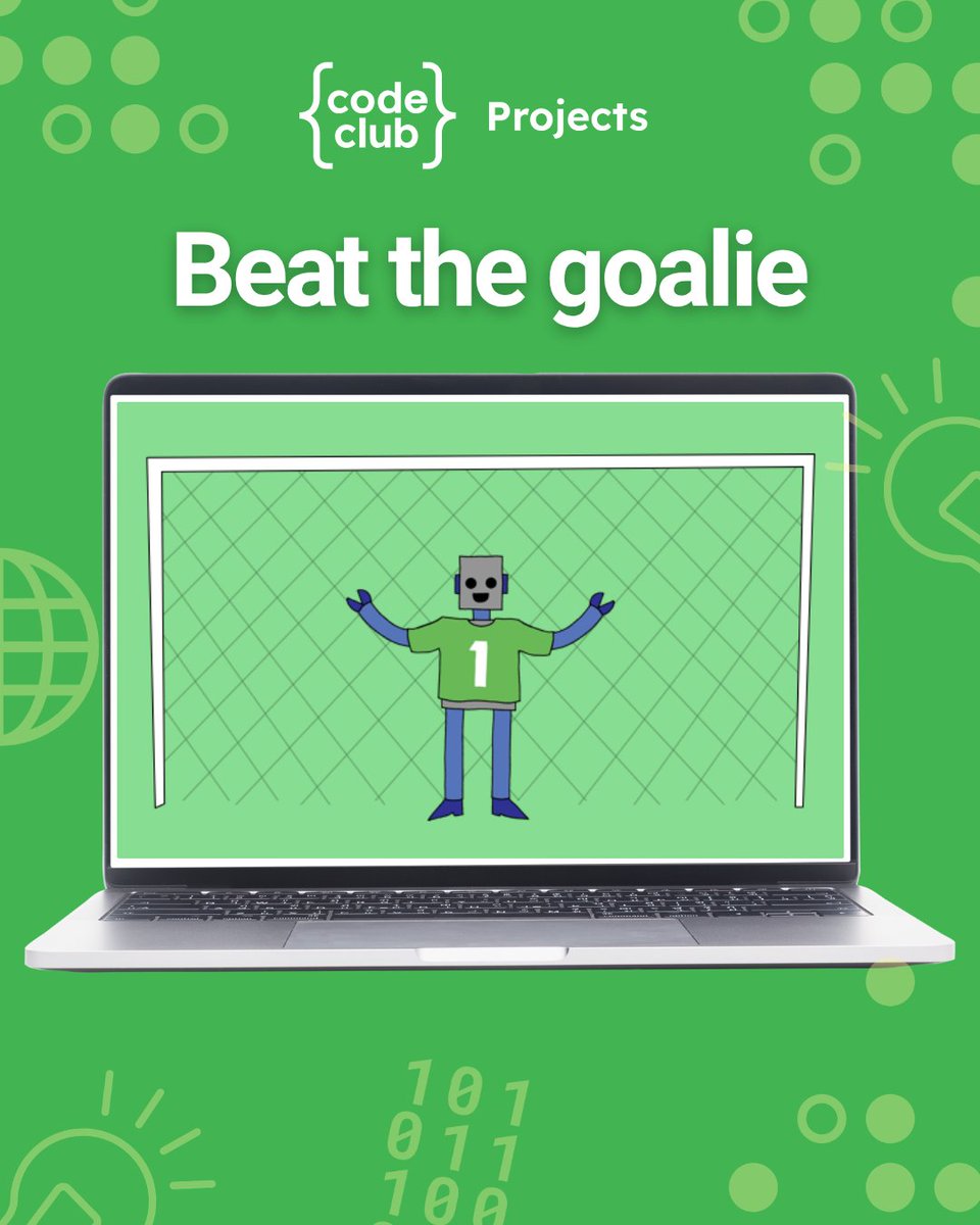 RaspberryPi_org's tweet image. Bring the excitement of football to coding ⚽️
In this project, kids will learn how to create a two-player football game and try to score as many goals as possible in 30 seconds.
Get started: rpf.io/beat-the-goalie
#LearnToCode #CodingForKids #Scratch