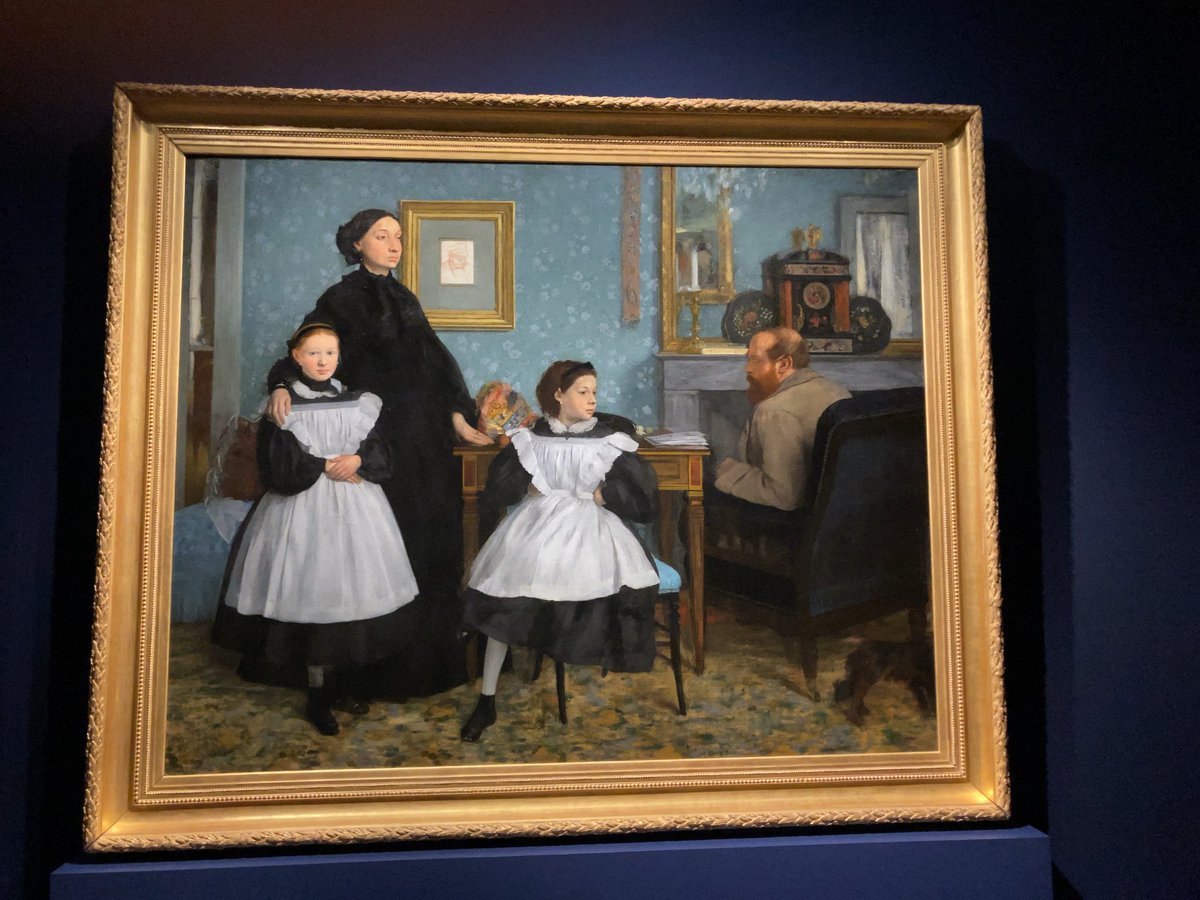 massapapa2's tweet photo. #オルセー印象派展 ＠国立西洋美術館

スゴすぎるヤバ過ぎる！
全部いい全部好き！

ピアノを弾く少女達
画像ではシャープ��チョット冷たい印象でしたが実物は全然そんなことはなく。
柔らかくあたたかい筆致と色彩、穏やかな空気感漂う、まさにルノワール先生の真骨頂です。

また来たいです、 https://t.co/2UrfgG2Zog
