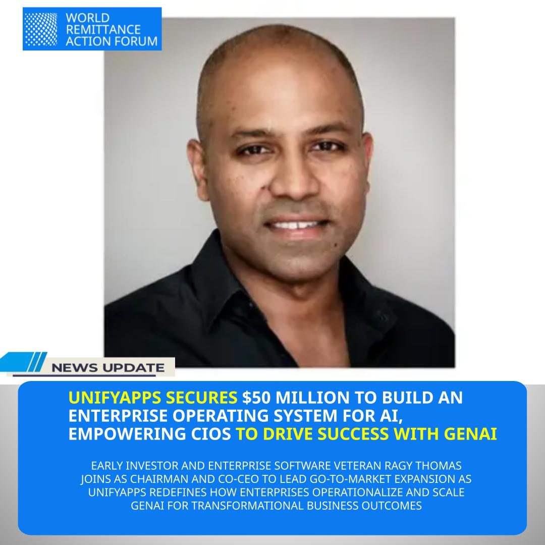 ForumRemittance's tweet image. UnifyApps, the company developing the Enterprise Operating System for AI, has raised $50 million in a #SeriesB round led by WestBridge Capital, with participation from ICONIQ and others.

#UnifyApps #AI #Funding #SeriesB #Innovation #TechNews #GenAI