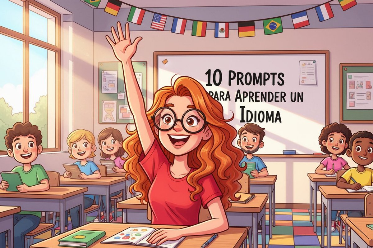 adrianaia_'s tweet image. 10 Prompts para que ChatGPT te Ayude a Aprender un Idioma (Rápido y Sin Dolor)

Duolingo está bien, pero si de verdad quieres hablar como un nativo, usa estos prompts y pon a ChatGPT a trabajar para ti:

1️⃣ Simulador de inmersión
✏️ “Crea un diálogo realista en idioma sobre tema,…