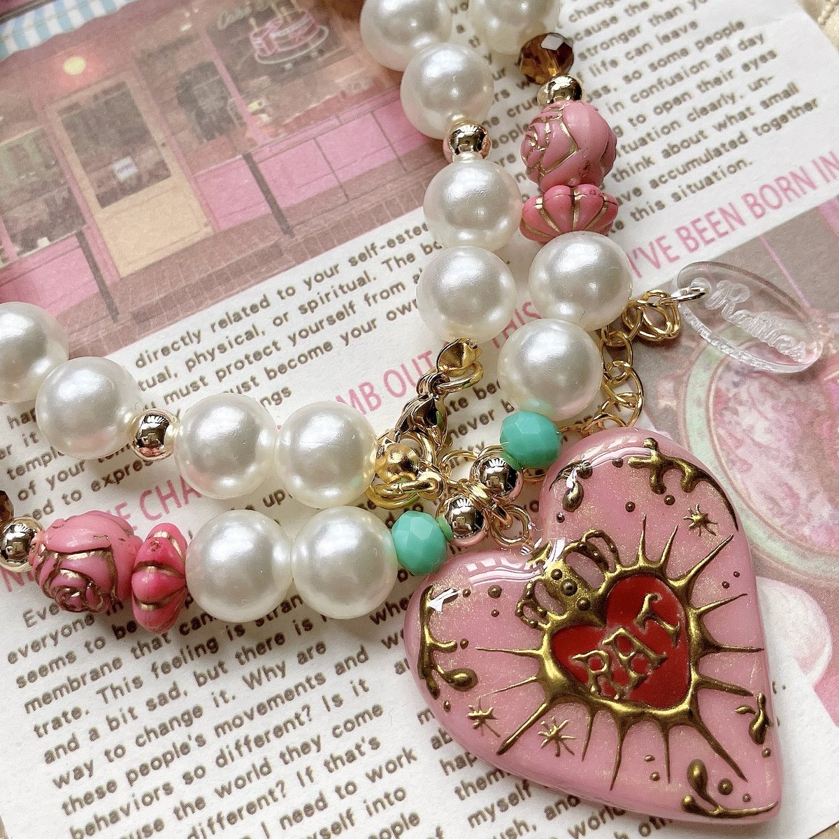 RaTcHaN999's tweet image. ✧NEW ITEM✧
HEARTネックレス【hand paint】
sugarratties.thebase.in