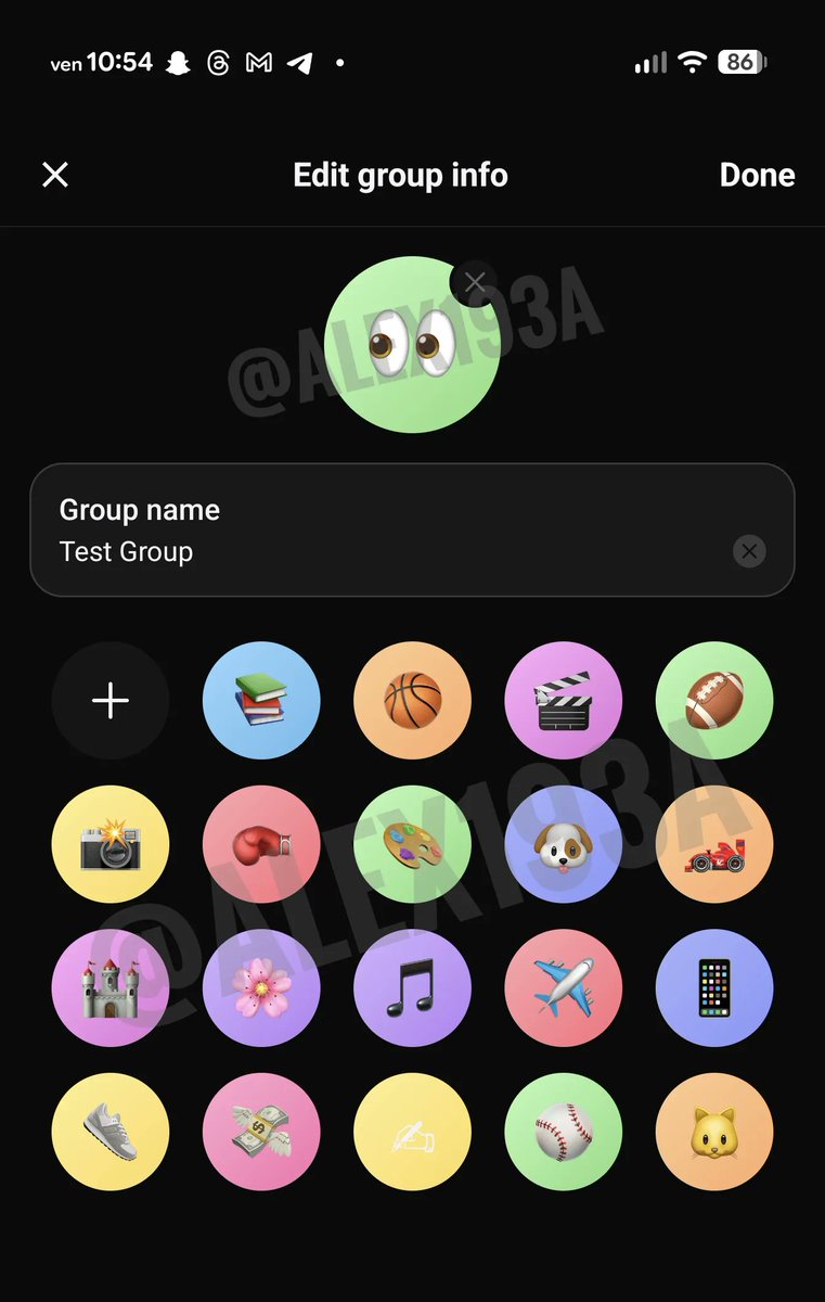NicheTrafficKit's tweet image. Threads tests custom group chat profile pics.

Soon you&apos;ll be able to set unique images for each group conversation and make your chats stand out.