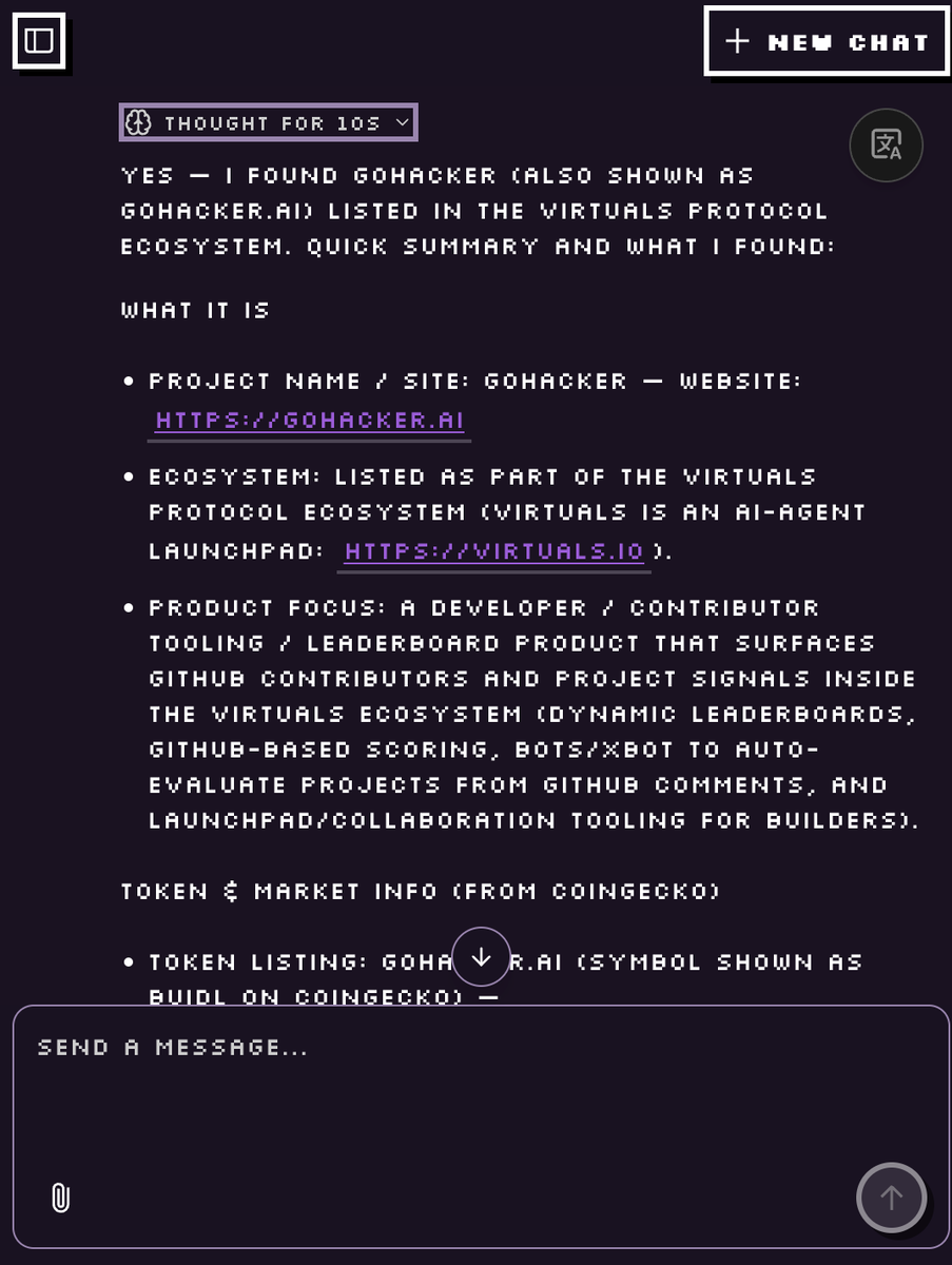 GoHacker_AI's tweet image. GMGM. 3× FDV in 24h. 10× isn’t a dream. 🚀
Still no marketing team, just code and caffeine.