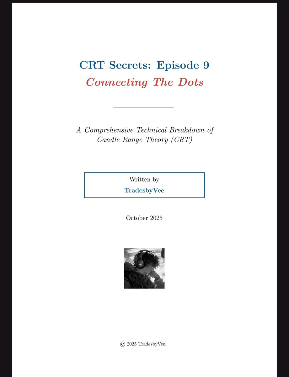 Tradesbyvee's tweet image. If you ask me...

This is One of @Romeotpt's best videos that he didn't hold back and broke it down completely, 

CRT Secrets Episode 9: connecting the dots.

I wrote a full note of every single word @Romeotpt said even when he was coughing i wrote it down 😅
Follow to get it.