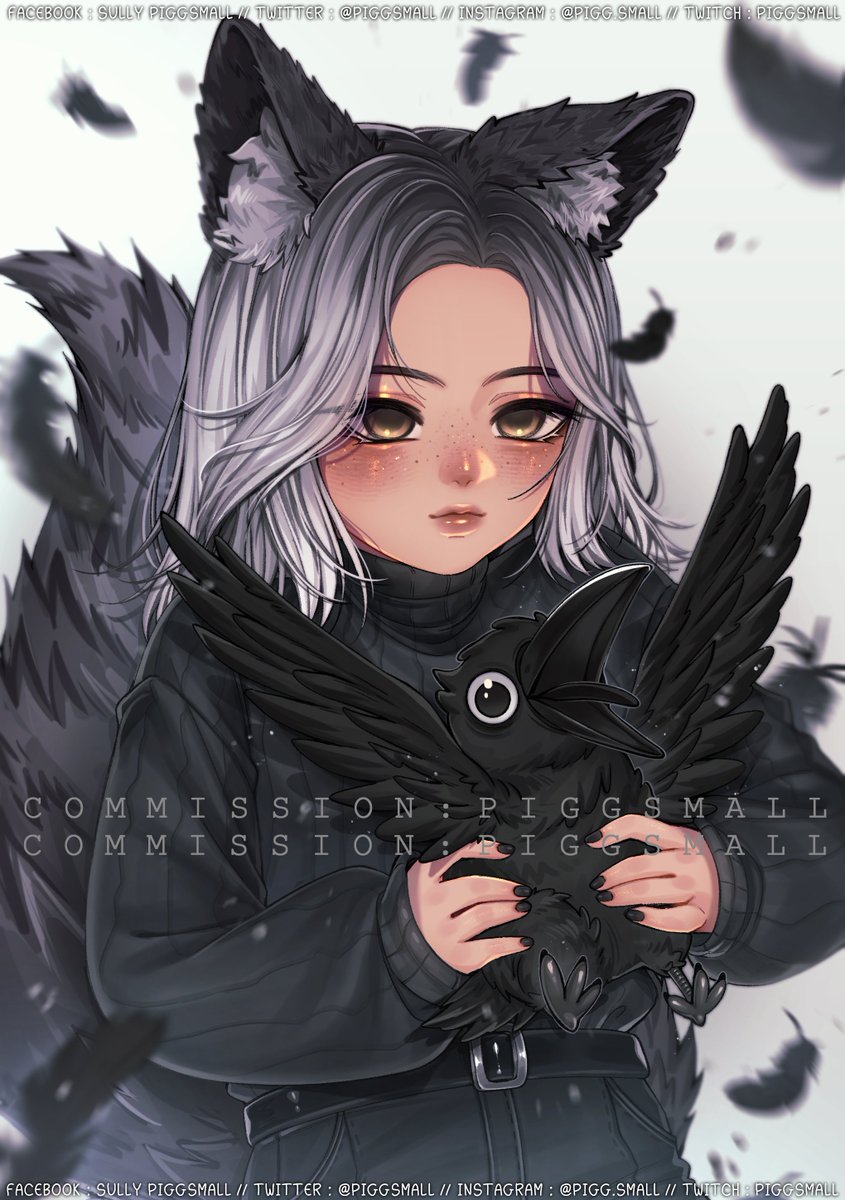 【Commission】Full scale: Half Body

Cool girl &amp; Panic bird 😓✨

🍀[♡ + ↻ are appreciated]
🍀Check out my VGen for details.: vgen.co/piggsmall

#VGenComm #VGen #VGenOpen #Vtuber #VtuberCommission #Commission #commissionart #commissionopen #VTubersart