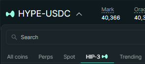 Peggy.hl (@sakrexer) on Twitter photo I love how they even put the Hyperliquid logo next to HIP-3 to make sure everyone see's it and trades on it
It's kinda obvious that they are incentivizing it I love how they even put the Hyperliquid logo next to HIP-3 to make sure everyone see's it and trades on it
It's kinda obvious that they are incentivizing it