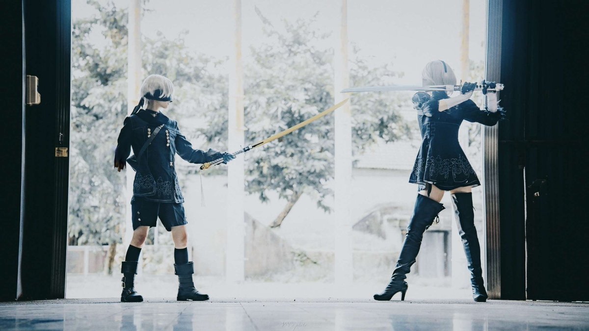 2B & 9S 雙人Cos照公開!!! 第一次Cos拍攝很開心!! 感謝@yumaubi Cos 9S和我一起進行COS拍攝!! 這次也辛苦 ...