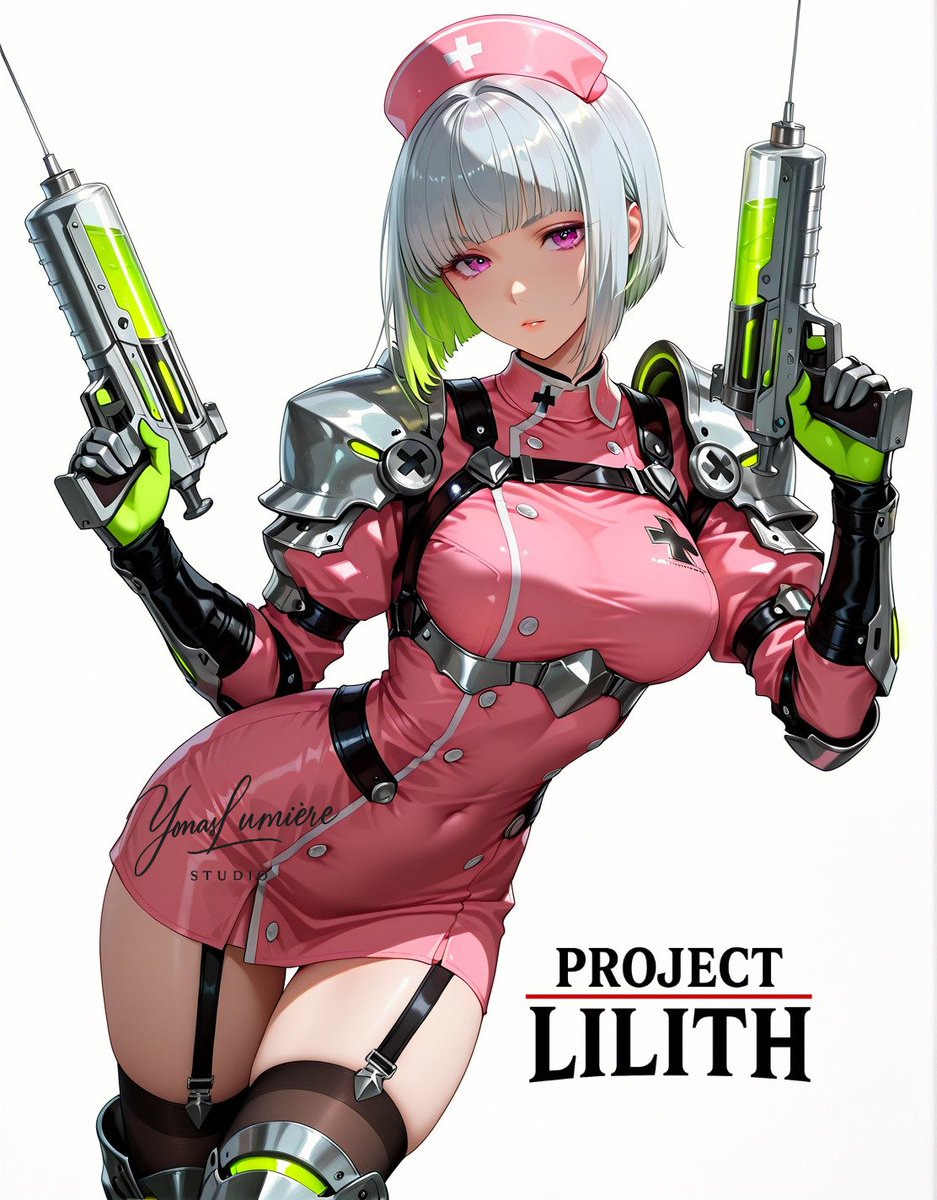 oneesan_aiart's tweet photo. Project Lilith, job class The Nurse, code name VERONA — her touch heals, her gaze kills. #ProjectLilith #TheNurse #Verona #YonasLumiereStudio #AIart #DarkHealer https://t.co/3OwnRkN5ft