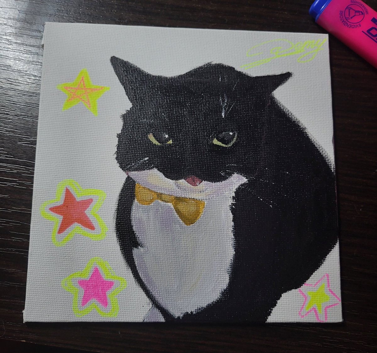 RemySirMaamRemy's tweet photo. no matter how much I hate waking up too late into the day, ill always choose painting over sleeping
(repost cuz I didn't add the correct hashtag)
#Unithecat #Cat #Painting
@unicouniuni3 https://t.co/sIbxzYAW2G