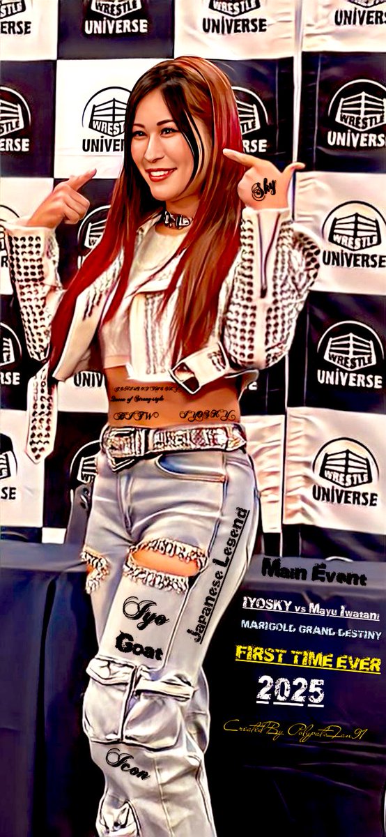 polypatsfan91's tweet photo. IYO SKY MARIGOLD GRAND DESTINY PRESS CONFERENCE #IYOSKY VS #MAYUIWATANI๐ฏ๐ต FIRST TIME EVER MAIN EVENT PROTEGE VS THE MENTOR 2025 #JapaneseStrongStyle TWO GOATS GOING INTO A EMOTIONAL BATTLE โญ๏ธโญ๏ธโญ๏ธโญ๏ธโญ๏ธโญ๏ธ #WWE #MARIGOLD #Bitw #IYOSKY #GreatestOfAllTime #ฮAYU IWGP womanโs Champion 735 days were making history Tommrow night #MainEventer canโt wait for this historic match these two are gunna leave it all in the ring Blood sweat tears ๐๐๐ itโs a roller coaster of emotions for Mayu ๐ฅบ๐คฉ๐ฅน #GeniusOfTheSky #Icon of Stardom" and "#HyperTechnician" #Iwatani ๐ฏ๐ต๐ฏ๐ต Letโs enjoy the ride that
There gunna take us on Tommrow night ๐ฅน๐ฅน๐๐๐๐๐๐คฉ