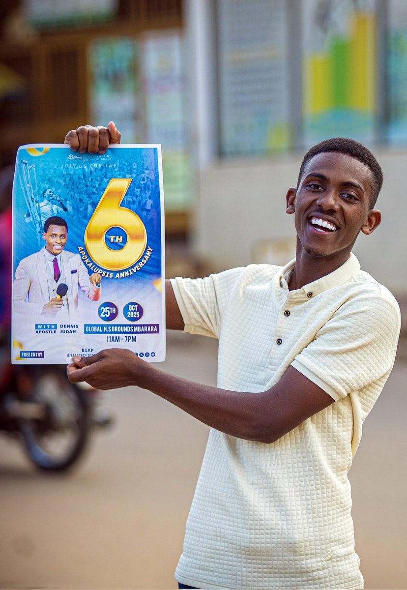 GNTV__official's tweet photo. Its #25thOctober and we are joining @ApokalupsisT and Ap. Denis Judah to celebrate 6years of God's Goodness. We are stretching the leap!
#gntvat5 
#ApokalupsisAt6 
#GlobalHsGrounds https://t.co/iL9rkzLqUz