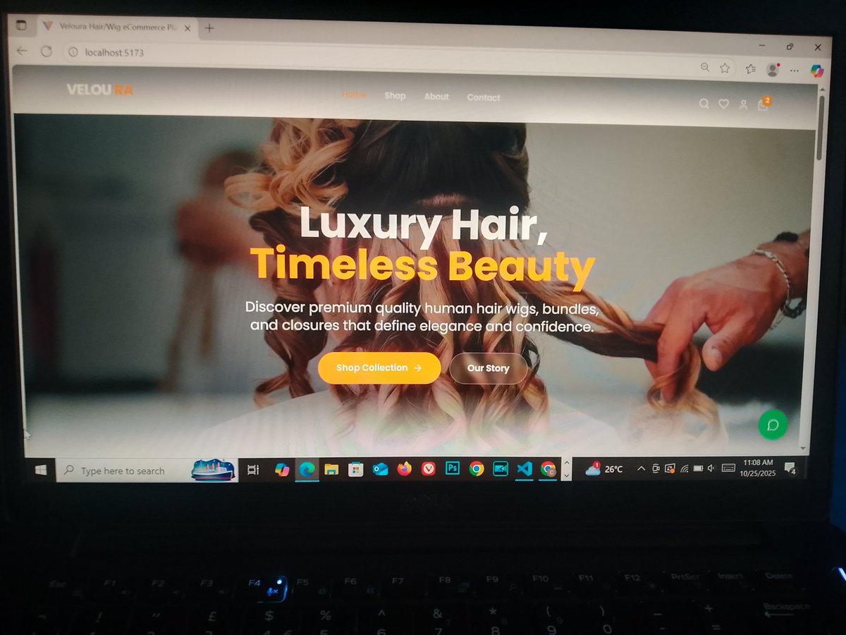 tech_evolv's tweet image. Just wrapped up building the Veloura Hair eCommerce Platform 💇♀️💻
From concept to code — NOT LIVE YET!
Feeling proud, inspired, and ready for what’s next ✨
#WebDevelopment #ReactJS #BuildInPublic #WomenInTech