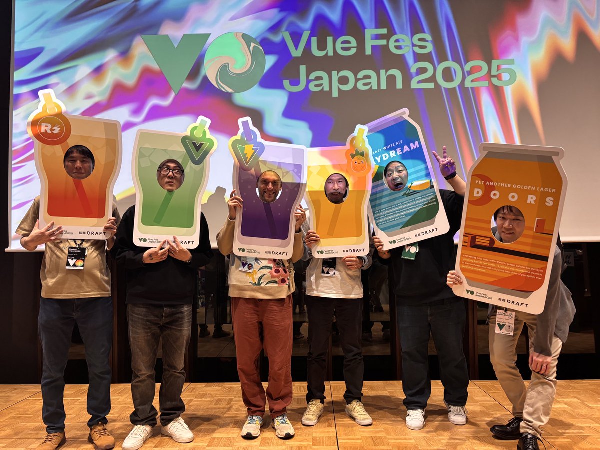 t6adev's tweet image. Guess what #vuefes