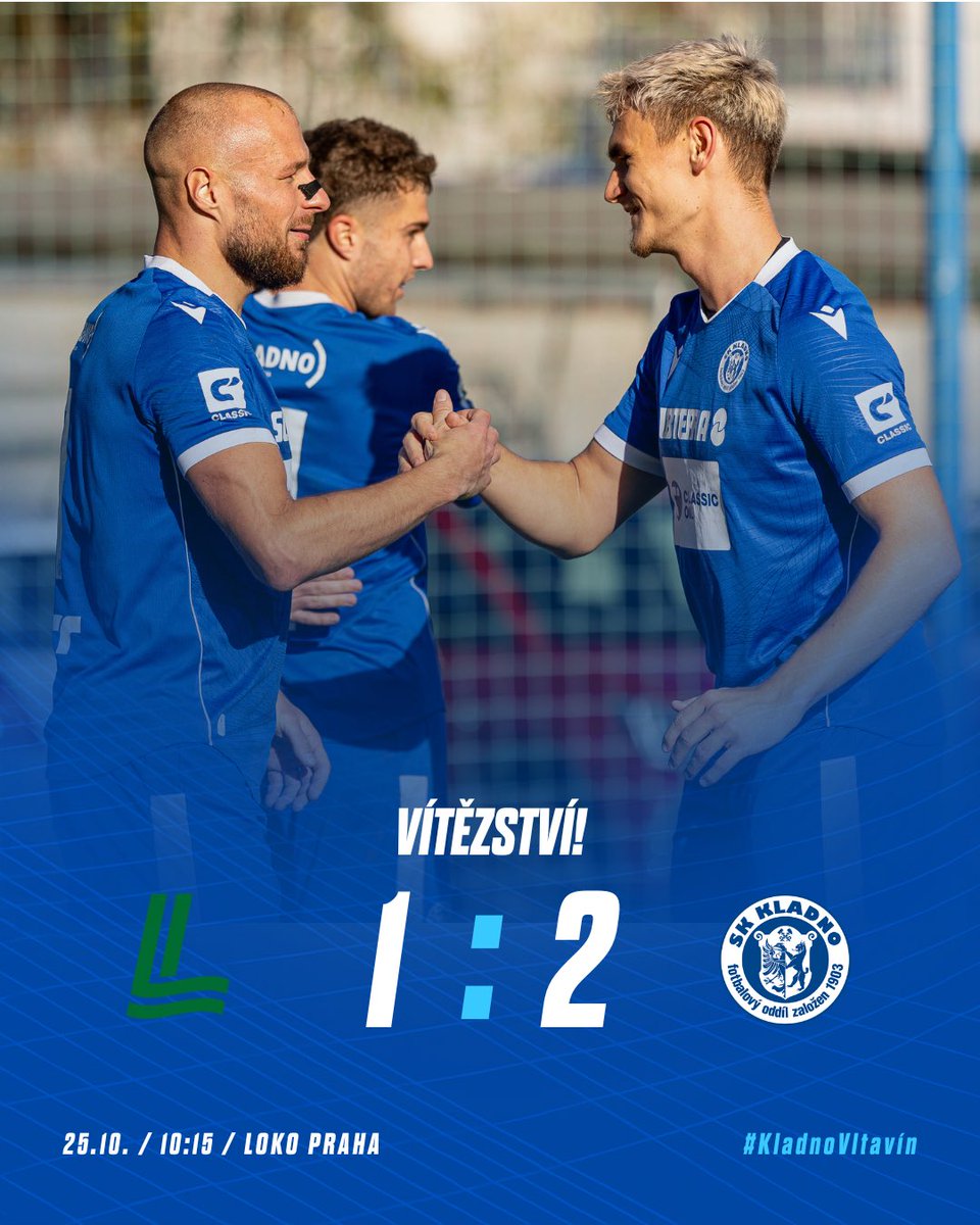 ✅ VÍTĚZSTVÍ | Z Lokády si odvážíme plný počet bodů!
#KladnoVltavín