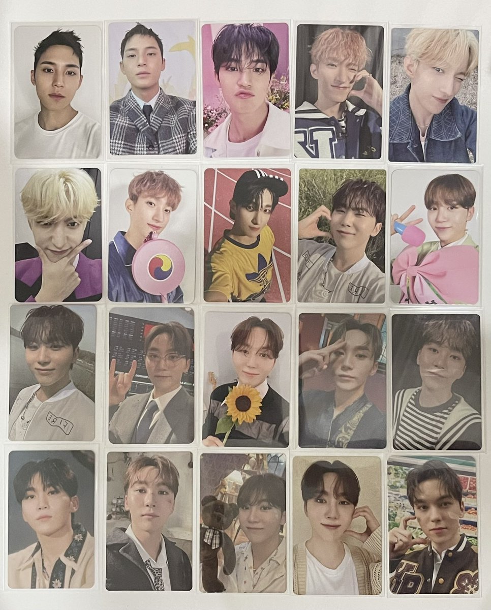 _hoshingiii's tweet photo. wts lfb ph ~ semi qs sale ~

- ₱15,000 for all of these photocards 
- free pf &amp; sf
- onhand

rfs: need funds

🏷️ seventeen svt pc quitting seungcheol jeonghan joshua jun hoshi wonwoo woozi the8 mingyu dokyeom seungkwan vernon dino https://t.co/RPNAxQwXFM