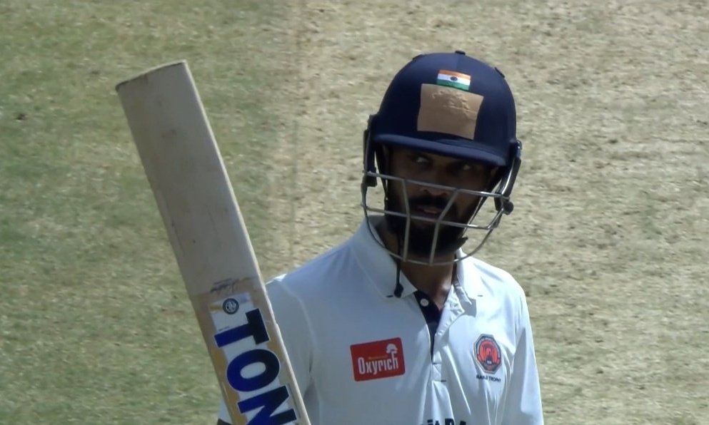 internetumpire's tweet image. Captain Ruturaj Gaikwad with yet another 100 in domestic cricket off 151 balls. Brother needs to carry this form for next season. Needs to arrive big time.