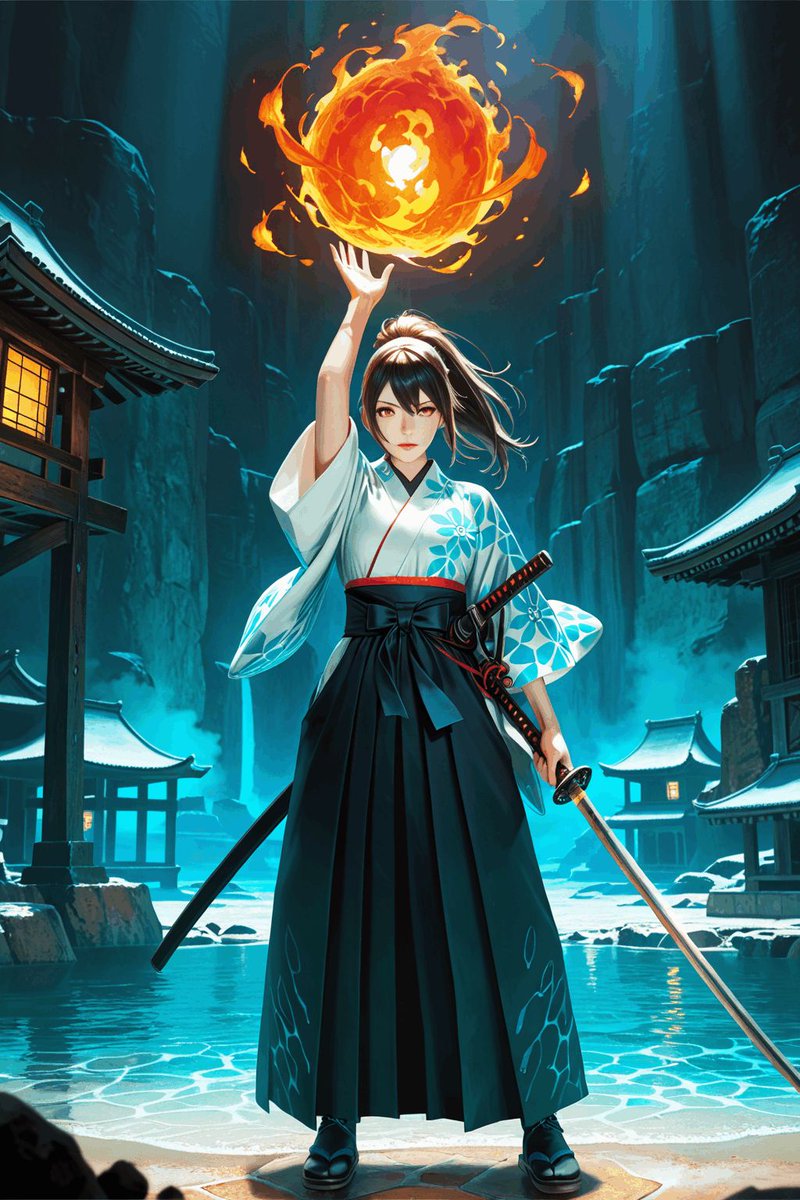 yama_zo's tweet image. 何となく、「ぼくのかんがえたさいきょうパーティー」(ウィザードリィ)の画像:後衛①=サムライ(4/6)
#StableDiffusion #AIart #AIイラスト #Wizardry
