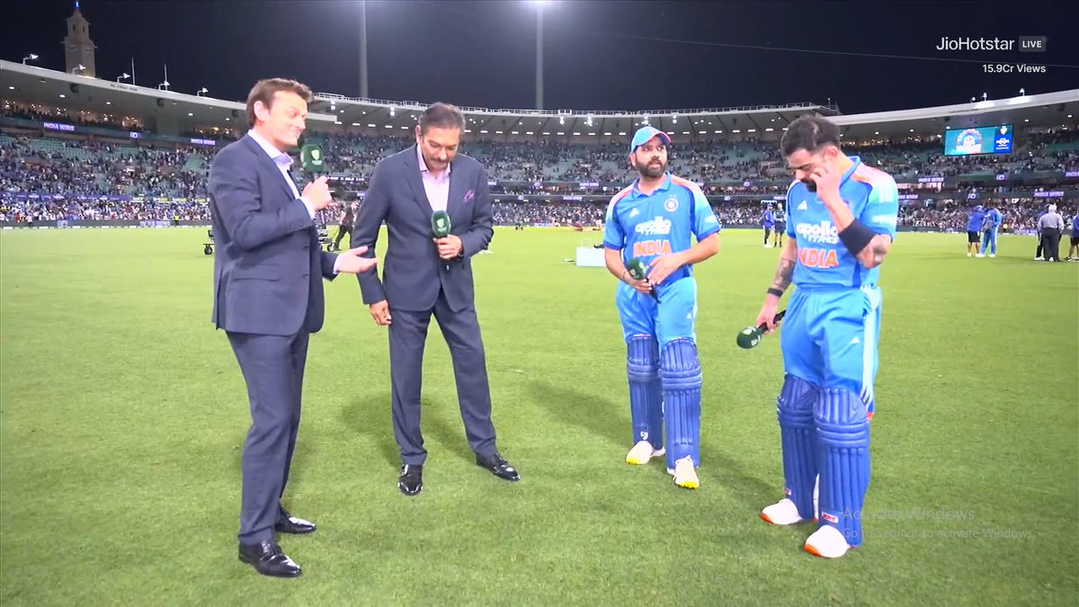 CricCrazyJohns's tweet image. Rohit Sharma said "I don't know whether I will be coming back to Australia again to play but really enjoyed playing here".