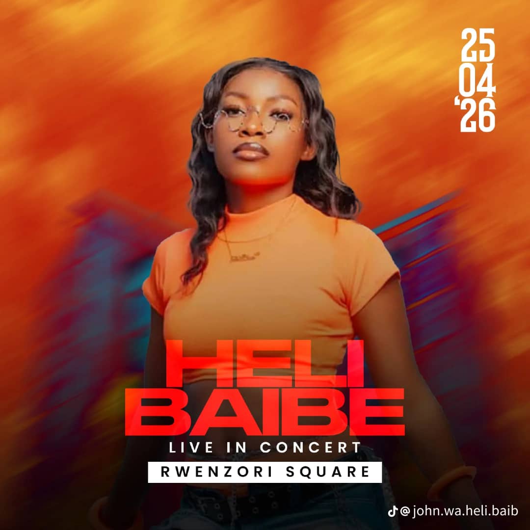 Kanta Group of Companies announces two mega live concerts for Heli Baibe Mama La Mama in 2026. 

Heli will perform at Serena Hotel in Kampala on December 12, 2026, and at Rwenzori Square in Kasese on April 25, 2026. Get ready for big performances from Heli

#RwenzoriMusic ll