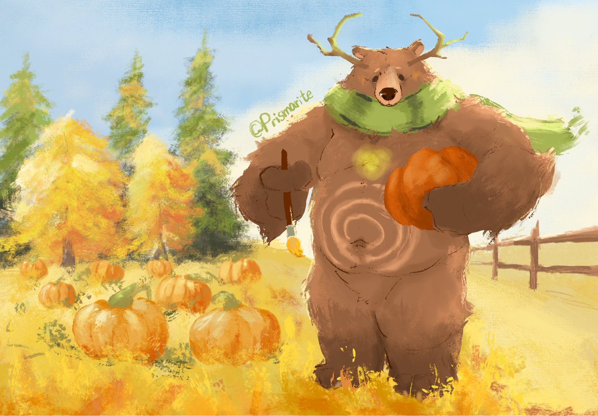 Prism (@prismarite) on Twitter photo autumn bear,,, :3 autumn bear,,, :3